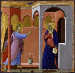 Aankondiging door Duccio di Buoninsegna