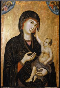 Madonna di Crevole Maagd en Kind door Duccio di Buoninsegna