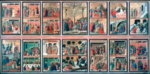 Maesta, Verhalen van de Passie door Duccio di Buoninsegna