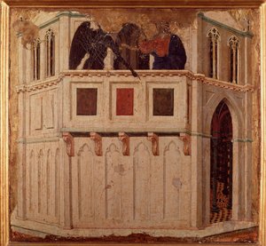 De Verleiding in de Tempel door Duccio di Buoninsegna