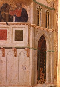 De Verleiding in de Tempel (detail) door Duccio di Buoninsegna