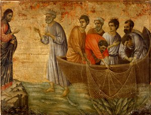 De tweede wonderbaarlijke zonde: de verschijning van Christus aan de apostelen op het Meer van Tiberias