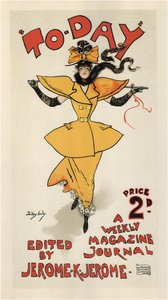 Journal To-Day, bewerkt door Jerome K. Jerome Poster, 1895