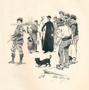 Knickerbockers in Venetië door Dudley Hardy