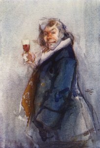 De drinker, tijdschets, London Sketch Club