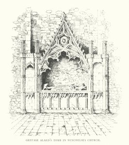 Graf van Gervase Alard in de kerk van Winchelsea door Duncan Moul