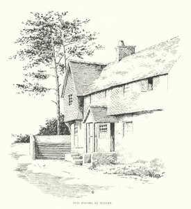 Oude huizen in Witley door Duncan Moul