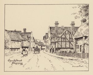 Sussex: Church Street, Steyning door Duncan Moul