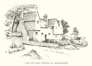 Het oude postkantoor in Beddington door Duncan Moul