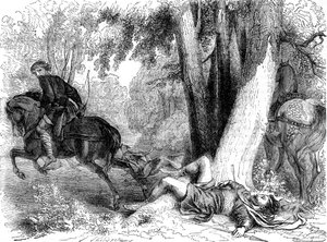De dood van Willem Rufus, 1100 door Dupre