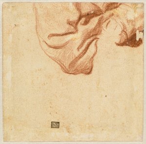 Draperiestudie door Dutch 17th Century