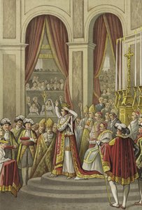 Kroning van Napoleon als Keizer van Frankrijk, 1804 door Dutch School