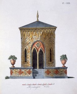 Tuinversieringen, uit Magazine of Garden Gems door G. van Laar, gepubliceerd 1802 door Dutch School