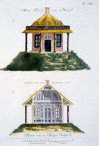 Tuinornament uit Magazine of Garden Gems door G. van Laar, gepubliceerd in 1802