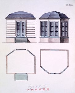 Illustratie uit het Magazine of Garden Gems door G Van Laar, 1802 door Dutch School