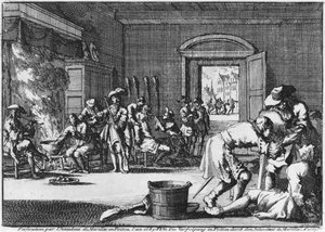 Intendant de Marillac vervolgt de protestanten in Poitou in 1685, 1686