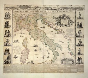 Italië, Klencke Atlas door Dutch School