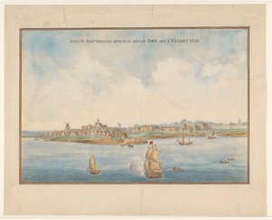 Nieuw Amsterdam en Manhattan, ca. 1660