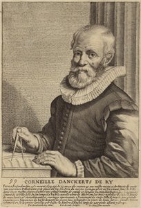Portret van Cornelis Danckerts de Ry door Dutch School