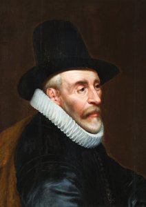 Portret van een heer, naar verluidt Sir Robert Catesby door Dutch School