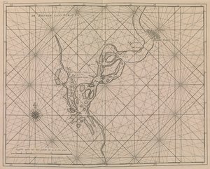 Rivierbenadering naar Surat, c.1726 door Dutch School