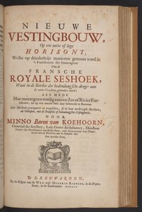 Title page of Nieuwe Vestingbouw door Dutch School