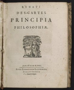 Titelpagina van Principia philosophiae door René Descartes