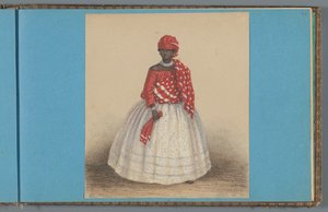 Vrouw in Suriname, 1860 door Dutch School