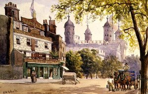 De oude George en de Tower of London