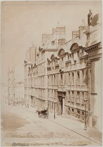 De oude Sorbonne, Parijs door E. A. Cabanié
