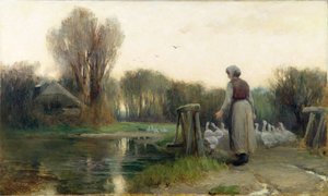Het Gansje Meisje door E. Aubrey Hunt