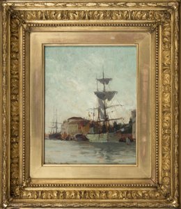 De Zattere, Venetië door E. Aubrey Hunt