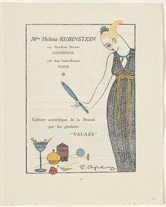 Gazette du Bon Ton, 1914 - No. 6, p. IX: Advertentie Helena Rubinstein
