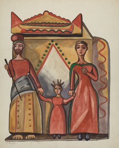 Bulto - Heilige Familie door E. Boyd