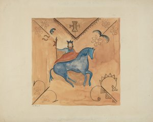 Sint Joris Geschilderd op Hertenhuid, 1935-1942