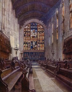 Eton: Upper Chapel door E. D. Brinton