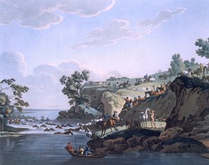 Paarden steken een rivier over, 1812-13