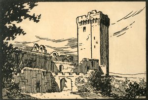 Abbaye De Montmajour - De oude abdij van Montmajour, ca. 1920s