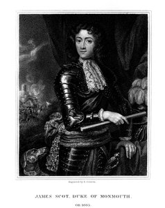 James Scott, 1e hertog van Monmouth, door sommigen erkend als James II van Engeland, 1826