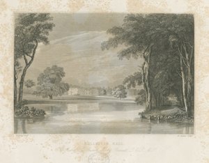 Rolleston Hall: lijn gravure, nd [ca. 1840]