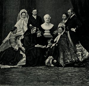 Een Koninklijke Familiegroep, 10 maart 1863, ca. 1897 door E. and S. Woodbury