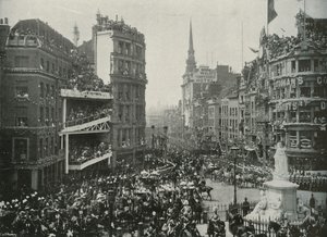 De aankomst van Hare Majesteit in St. Paul