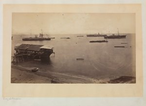 Baai van Panama door Eadweard Muybridge