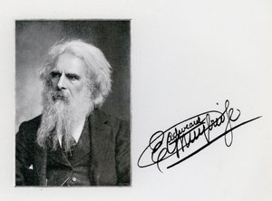 Eadweard Muybridge, portret en handtekening