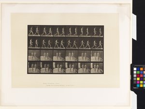 Plaat 12. Lopen door Eadweard Muybridge