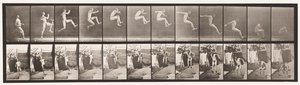 Plaat 159. Springen; breedtesprong (schoenen) door Eadweard Muybridge