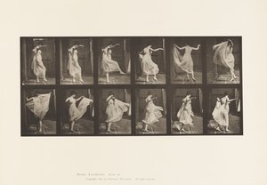 Plaat 188. Dansen (chique) door Eadweard Muybridge