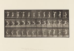 Plaat 191. Dansen (fantasie) door Eadweard Muybridge