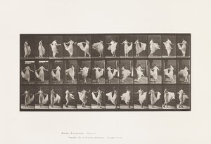 Plaat 192. Dansen (chique) door Eadweard Muybridge