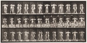 Plaat 196. Wals Dansen, Twee Modellen door Eadweard Muybridge